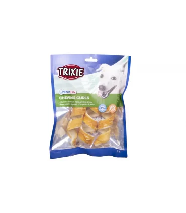 Trixie denta fun 3 x chewing curls pollo 110 gr