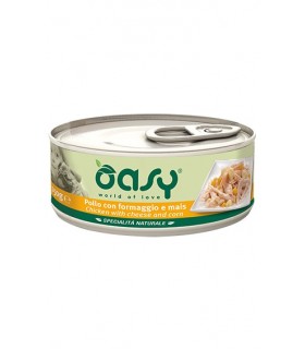 Oasy cane adult specialita naturale pollo con formaggio e mais 150 gr