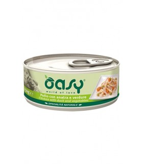 Oasy cane adult specialita naturale pollo con anatra e verdure 150 gr