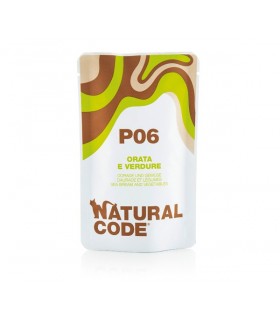 Natural code P06 gatto orata e verdure 70 gr