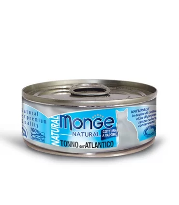 Monge gatto natural tonno dell'atlantico 80 gr