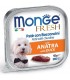 Monge cane fresh pate e bocconcini con anatra 100 gr