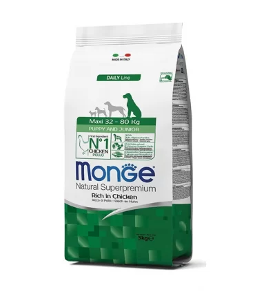 Monge cane puppy junior maxi 3 kg