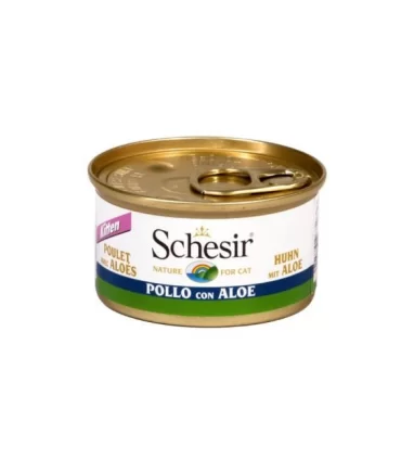 Schesir kitten filetti di pollo con aloe 85 gr