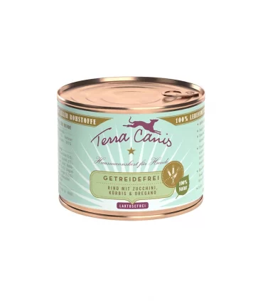 Terra canis grain free manzo con zucchine, zucca e origano 200 gr