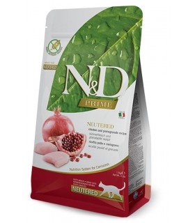 Farmina n&d prime gatto neutered pollo melograno 300 gr