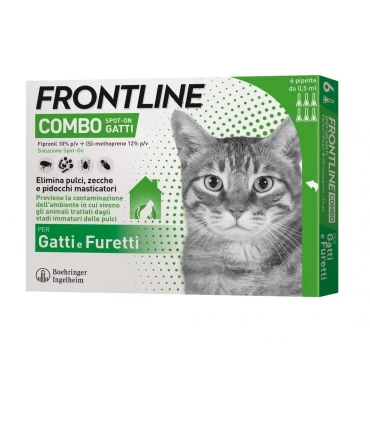 Frontline combo gatti 6 pipette 0,5 ml