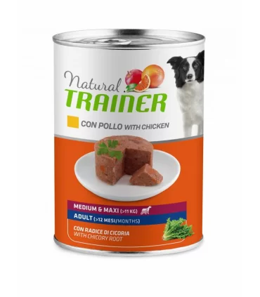 Natural trainer cane medium & maxi Adult con pollo 400 g