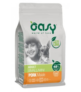 Oasy cane adult one protein small mini maiale 2,5 kg