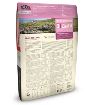 Acana grass-fed lamb dog 6 kg singles 25