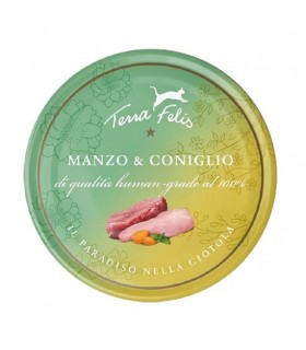 Terra felis manzo e coniglio 80 gr