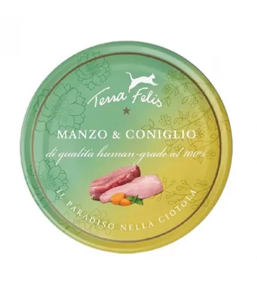 Terra felis manzo e coniglio 80 gr