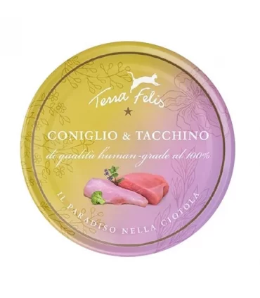 Terra felis coniglio e tacchino 80 gr