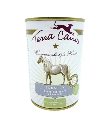 Terra canis sensitive cavallo con cetriolo e fragola 400 gr