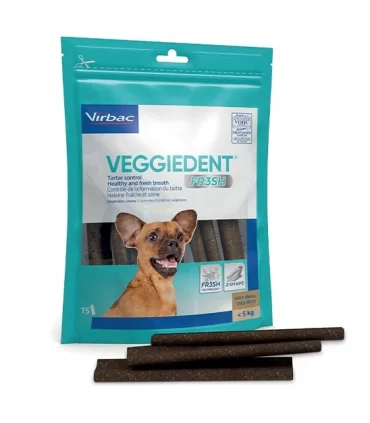 Virbac veggiedent fr3sh S 5-10 kg 15 stick
