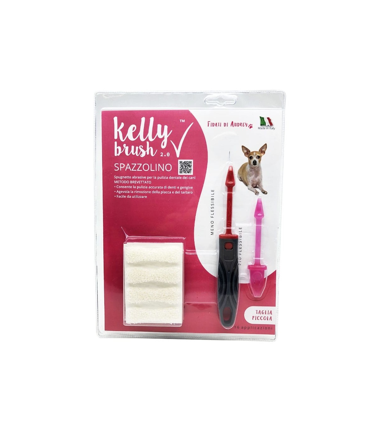 Kelly Brush kit spazzolino taglia piccola 16 applicazioni