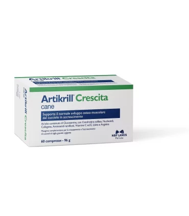 Nbf lanes artikrill crescita cane 60 compresse 96 gr