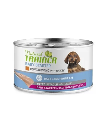Natural trainer cane baby starter con tacchino 140 gr