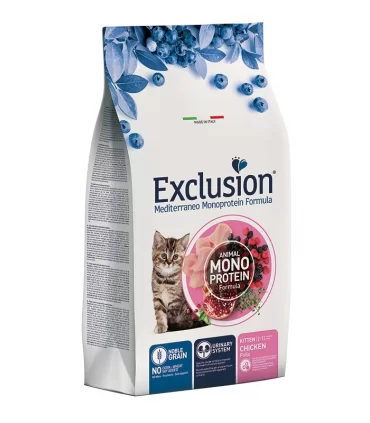 Exclusion mediterraneo gatto kitten pollo 1,5 kg