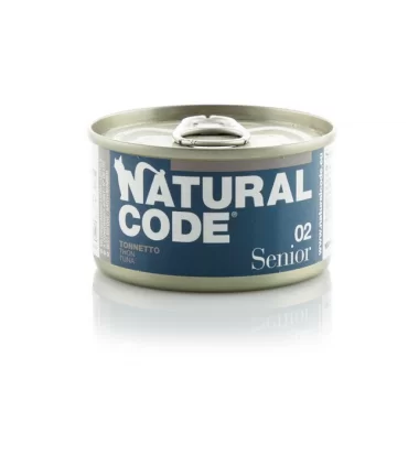 Natural code 02 gatto senior tonnetto 85 gr