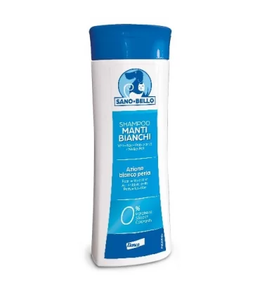 Elanco shampoo manti bianchi 250 ml sano & bello