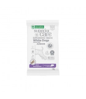 Nature's Protection Superior Care cane snack white dogs junior brain development salmone 110 gr