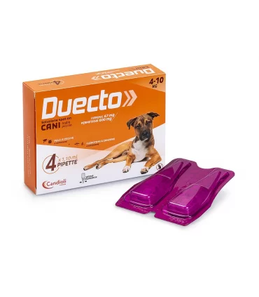 Candioli duecto spot on 4 pipette 4 - 10 kg