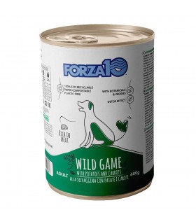 Forza 10 cane adult mantenimento wild game selvaggina con patate e carote 400 gr