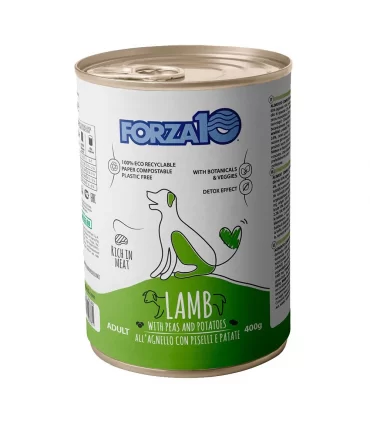 Forza 10 cane adult mantenimento agnello con piselli e patate 400 gr