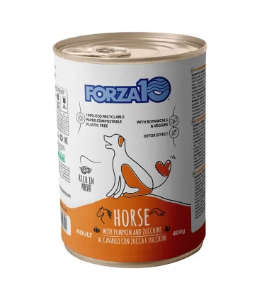 Forza 10 cane adult mantenimento cavallo con zucca e zucchine 400 gr
