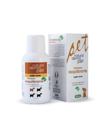 Natural derma pet shampoo riequilibrante argilla verde 200 ml