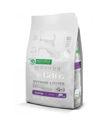 Nature's Protection Superior Care junior white dogs salmone 1,5 kg