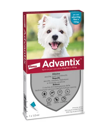Advantix Spot On 1 pipetta per cani da 4 a 10 kg