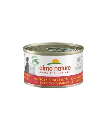 Almo nature hfc cuisine cane manzo con prosciutto 95 gr