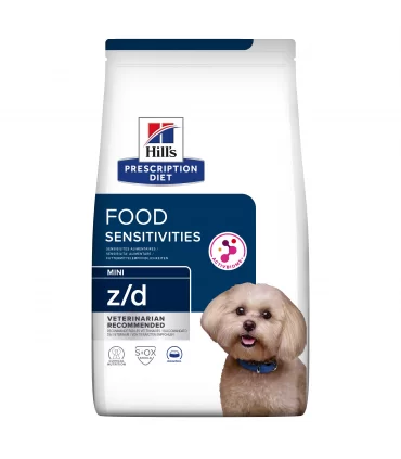 Hill's Prescription Diet cane food sensitivities mini z/d 1 kg
