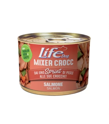 Life Dog MIXER CROCC salmone 150 gr