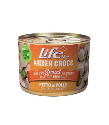 Life Dog MIXER CROCC petto di pollo 150 gr