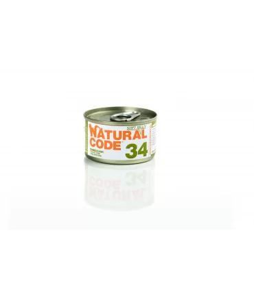 Natural code 34 gatto tonno e kiwi soft jelly 85 gr