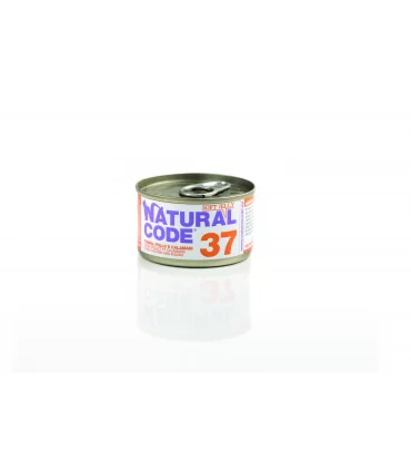 Natural code 37 gatto tonno pollo e calamari soft jelly 85 gr