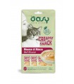 Oasy gatto snack creamy mousse di manzo 4x15 gr