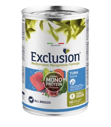 Exclusion mediterraneo adult tonno 400 gr