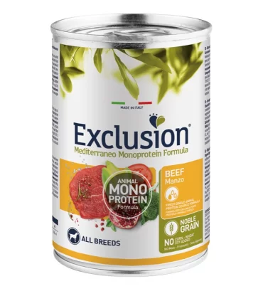 Exclusion mediterraneo adult manzo 400 gr