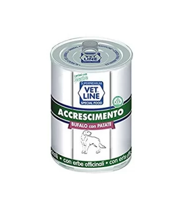 Vet Line cane accrescimento bufalo e patate 400 gr