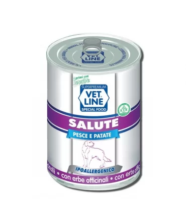 Vet Line cane salute pesce e patate 400 gr