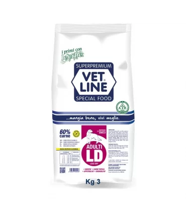 Vet Line cane adulto ld agnello 3 kg