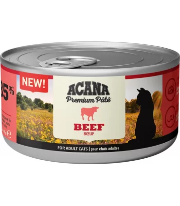 Acana premium pate gatto manzo 85 gr