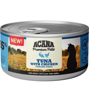 Acana premium pate gatto tonno e pollo 85 gr