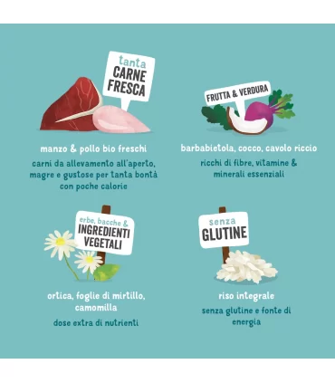 Edgard & Cooper Adult Carne Fresca Di Manzo E Pollo Biologici Senza Glutine 2,5 kg