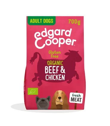 Edgard & Cooper Adult Carne Fresca Di Manzo E Pollo Biologici Senza Glutine 700 gr