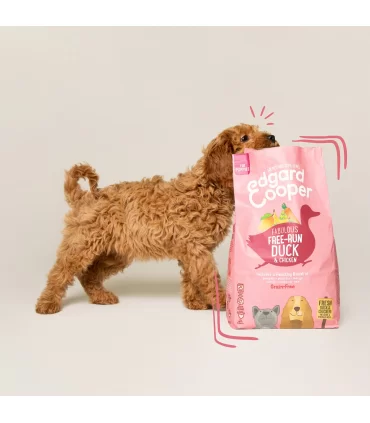 Edgard & Cooper Puppy Carne Fresca Di Anatra E Pollo Allevati A Terra Senza Cereali 12 kg